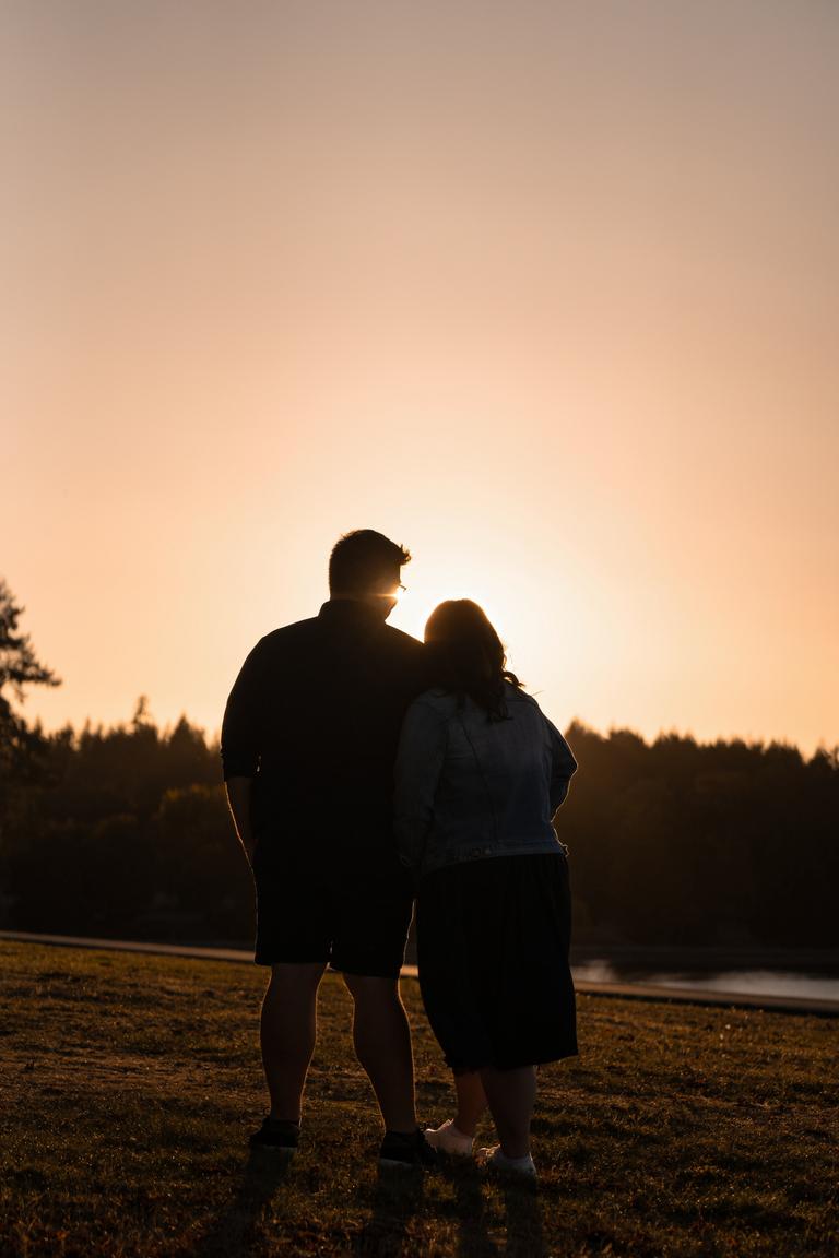 A picture of Zara and Michael.