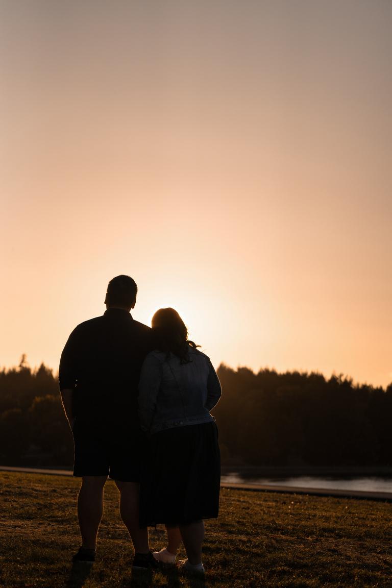A picture of Zara and Michael.