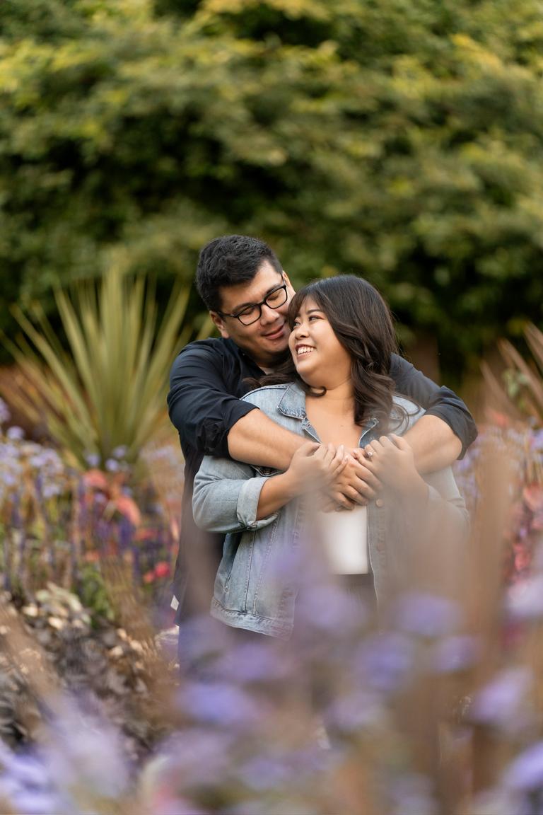 A picture of Zara and Michael.