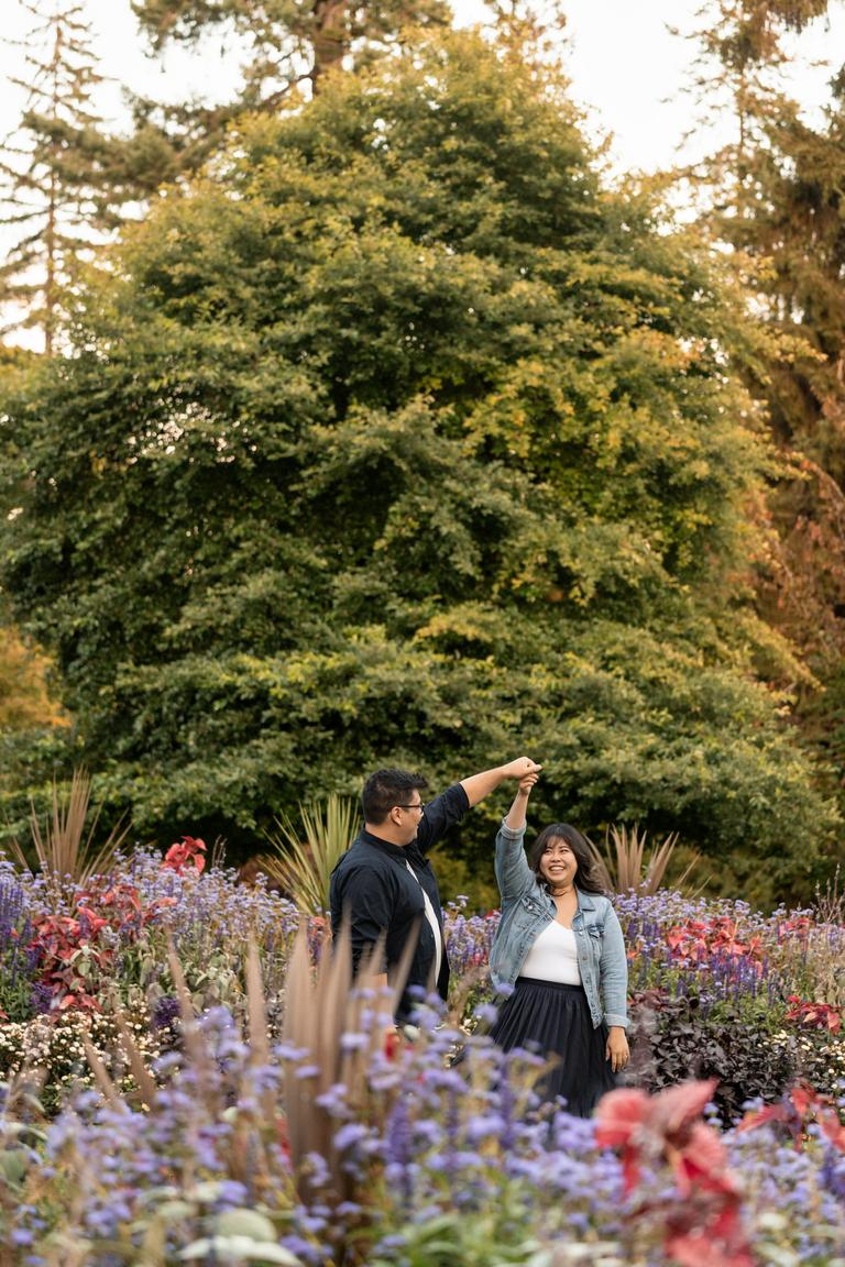 A picture of Zara and Michael.